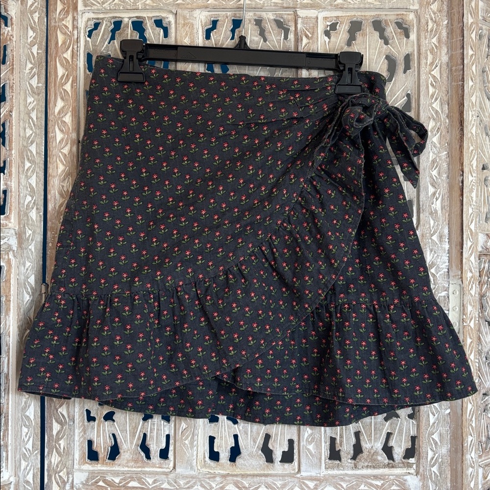 Sézane Camila Wrap Tie Mini Skirt EU Size 36 (US 4) - Picture 5 of 11